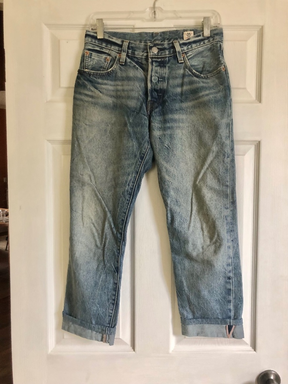 Levi's 501 White Cone Denim